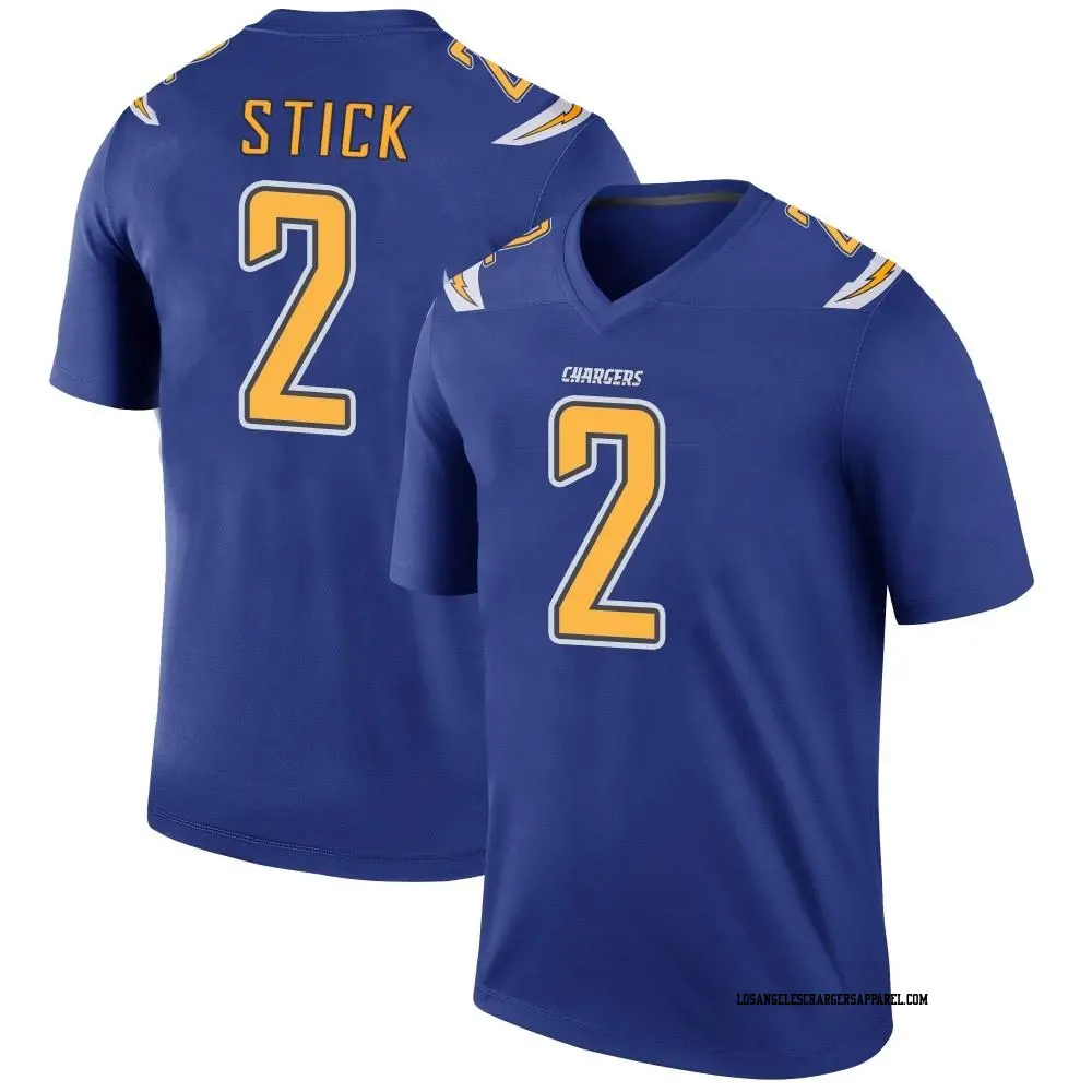 Legend Royal Men s Easton Stick Los Angeles Chargers Color Rush Jersey Chargers Store