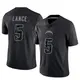 Limited Black Men's Trey Lance Los Angeles Chargers Reflective Jersey